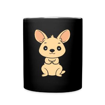 Wallaby - Full Colour Mug - black - Front