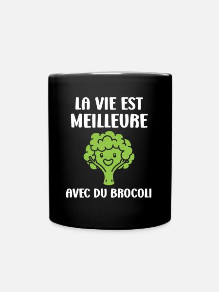 humour brocoli - Mug uni - noir