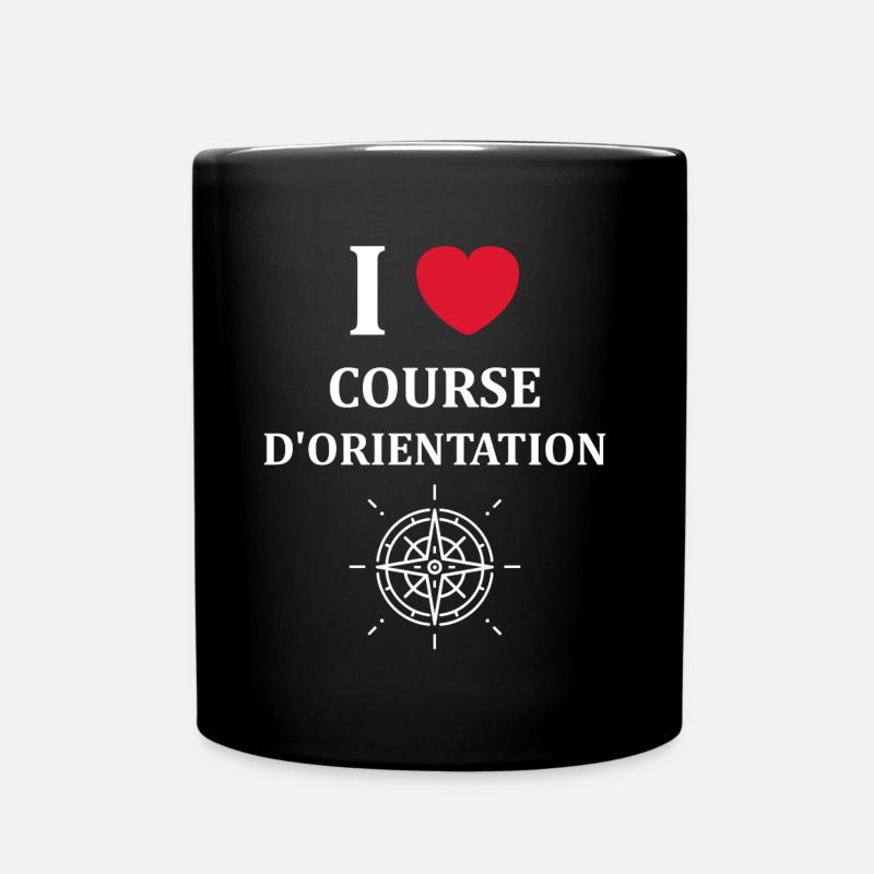course d'orientation - Mug uni - noir