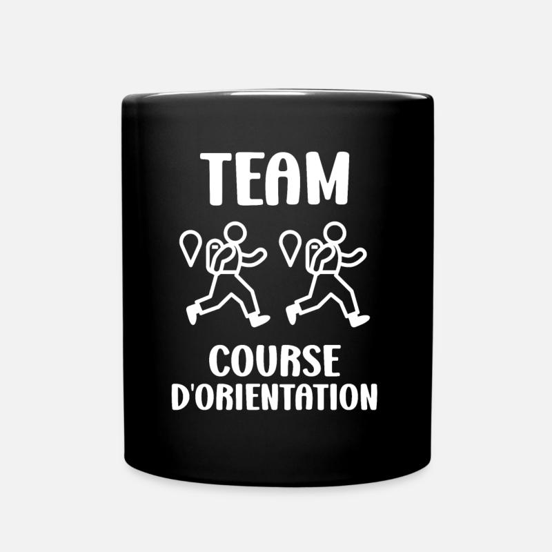 course d'orientation - Mug uni - noir