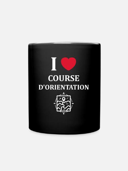 course d'orientation - Mug uni - noir