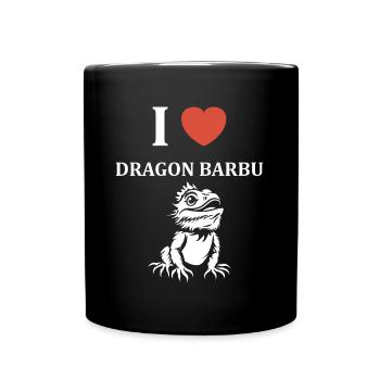 Dragon barbu - Mug uni - noir - Devant