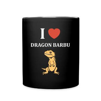 Dragon barbu - Mug uni - noir - Devant