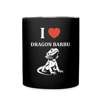 Dragon barbu - Mug uni - noir - Devant
