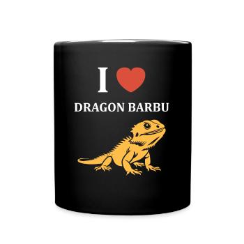 Dragon barbu - Mug uni - noir - Devant