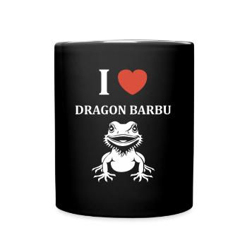 Dragon barbu - Mug uni - noir - Devant