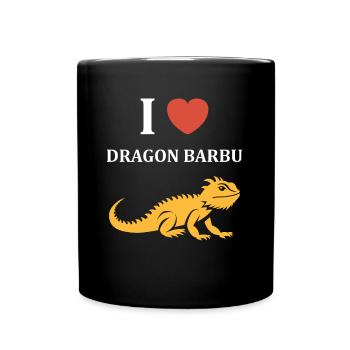 Dragon barbu - Mug uni - noir - Devant