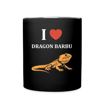 Dragon barbu - Mug uni - noir - Devant