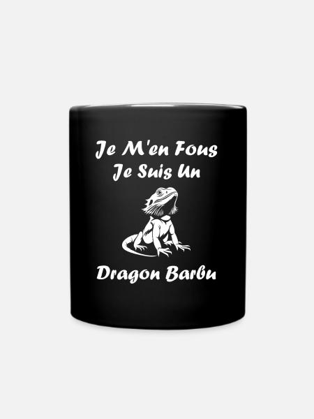 Dragon barbu - Mug uni - noir