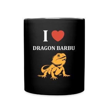 Dragon barbu - Mug uni - noir - Devant