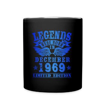 Les légendes sont nées en décembre 1969 Anniversaire - Mug uni - noir - Devant