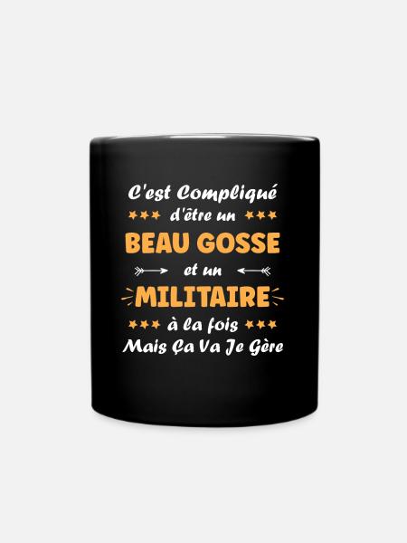 Militaire - Mug uni - noir