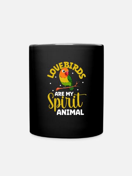 Lieblingstier - Unzertrennliche - Tasse einfarbig - Schwarz