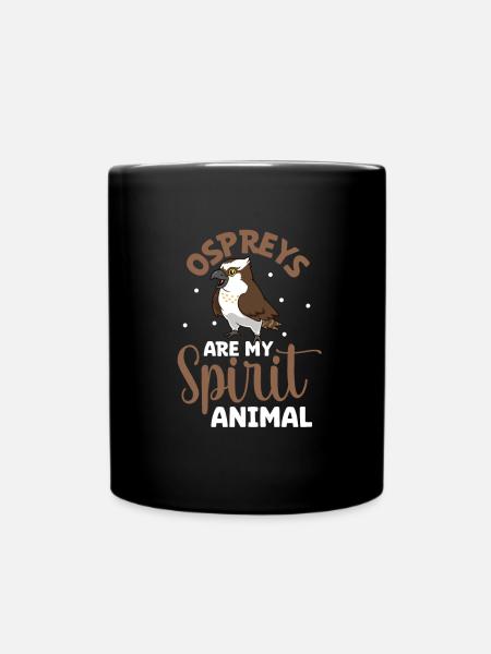 Favorite animal - Osprey - Full Colour Mug - black