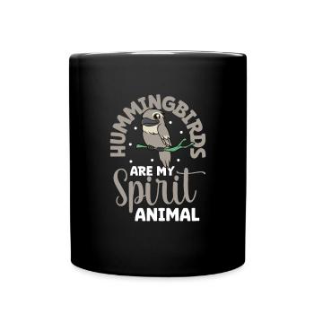 Favourite animal - Tawny Frogmouth - Full Colour Mug - black - Front