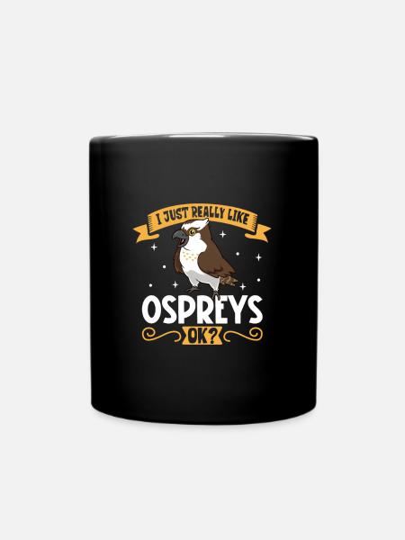 I love my osprey - Full Colour Mug - black