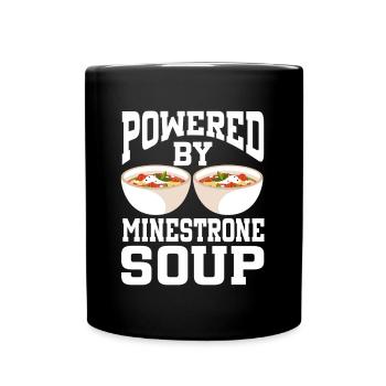 Soupe Powered By Minestrone - Mug uni - noir - Devant