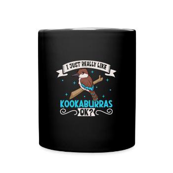 J’adore mon kookaburra - Mug uni - noir - Devant