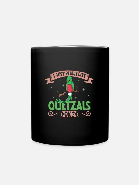 J’adore mon quetzal - Mug uni - noir