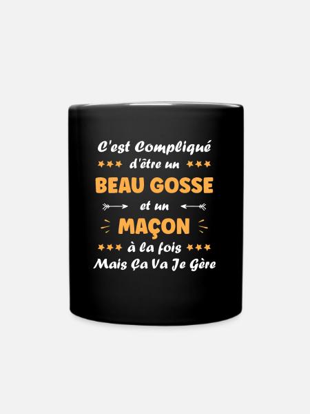 maçon - Mug uni - noir