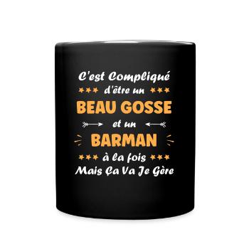 barman - Mug uni - noir - Devant