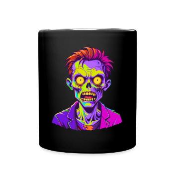 Pop Art Zombie - Full Colour Mug - black - Front