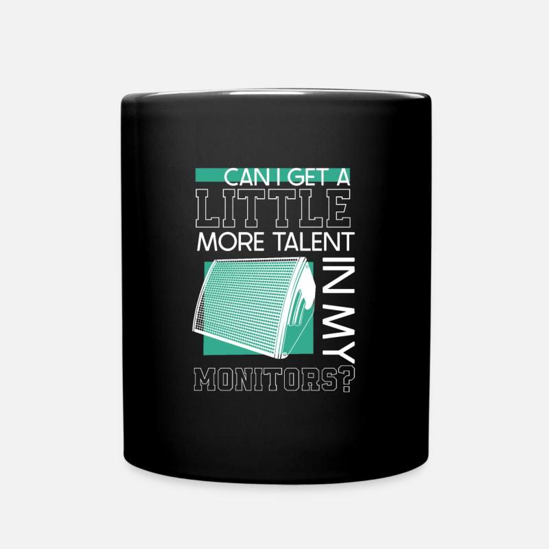 Plus de talents dans le moniteur - ingénieur du son - Mug uni - noir