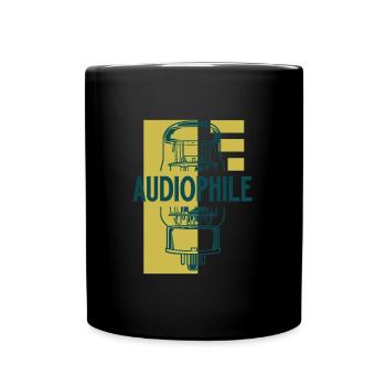 Audiophile - Vacuum Tube - Full Colour Mug - black - Front