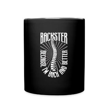 Backster - Back and Better - Spine Surgery - Full Colour Mug - black - Front