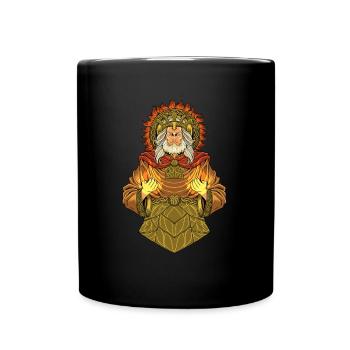 God of Celtic Mythology - Belenus - Full Colour Mug - black - Front