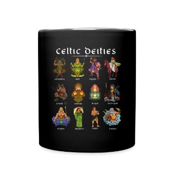 Dieux de la mythologie celtique - Mug uni - noir - Devant