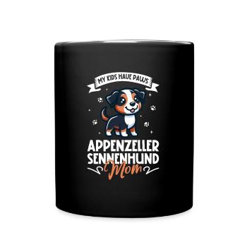 Appenzeller Mountain Dog Mama - Full Colour Mug - black - Front