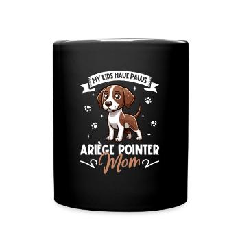 Braque de l'Ariège Mama - Tasse einfarbig - Schwarz - Vorne