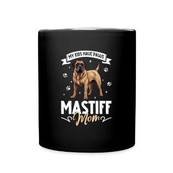 Assyrian Mastiff Mom - Full Colour Mug - black - Front