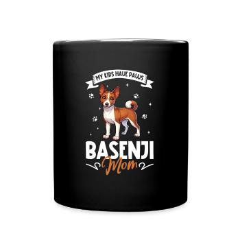 Basenji Mama - Mug uni - noir - Devant