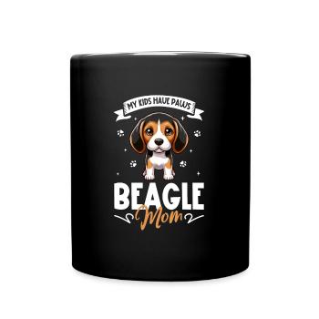 Beagle Mom - Full Colour Mug - black - Front