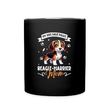 Beagle Harrier Mom - Full Colour Mug - black - Front