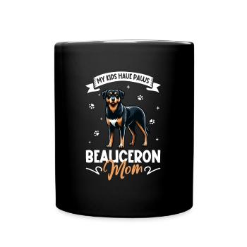 Beauceron Mama - Tasse einfarbig - Schwarz - Vorne