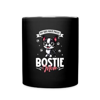 Boston Terrier Mom - Full Colour Mug - black - Front