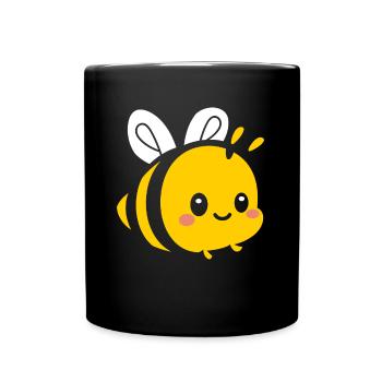 Bee - Full Colour Mug - black - Front