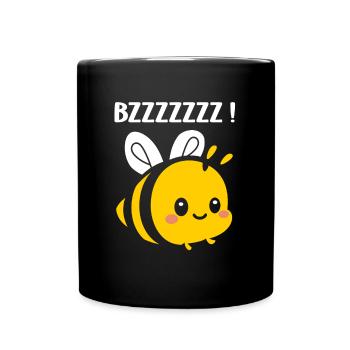 Bee - Full Colour Mug - black - Front