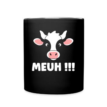 cow - Full Colour Mug - black - Front
