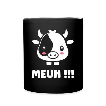 cow - Full Colour Mug - black - Front