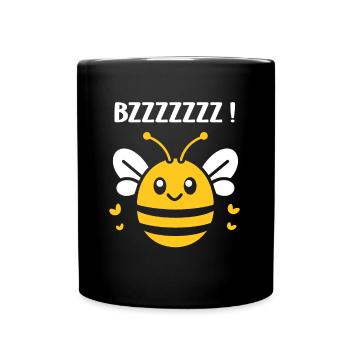 Bee - Full Colour Mug - black - Front
