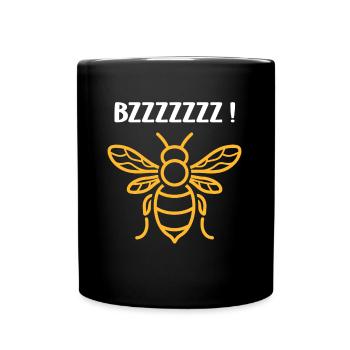 Bee - Full Colour Mug - black - Front