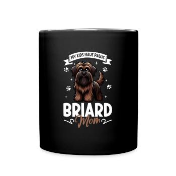 Briard Mom - Full Colour Mug - black - Front