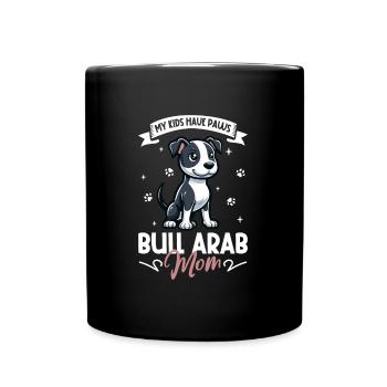 Bull Arab Mama - Tasse einfarbig - Schwarz - Vorne