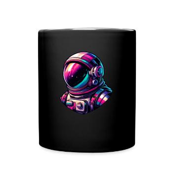 Espace astronaute coloré - Mug uni - noir - Devant