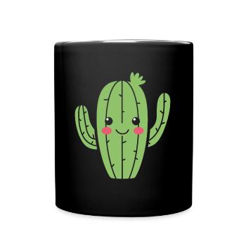 Cactus - Mug uni - noir - Devant