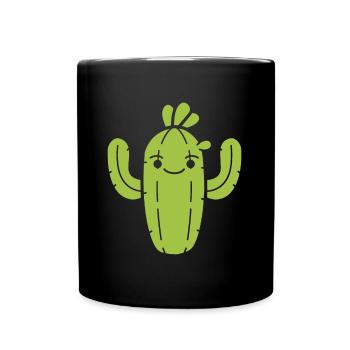 Cactus - Mug uni - noir - Devant